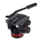 Manfrotto MVH502AH Statiefkop, Zo goed als nieuw, 150 tot 175 cm, Met balhoofd, Ophalen of Verzenden