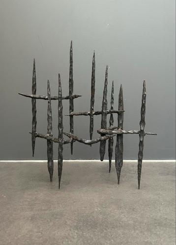 Jaren ‘60  abstract brutalist sculptuur door David Palombo beschikbaar voor biedingen