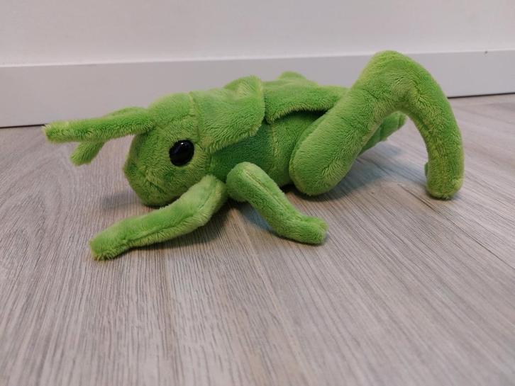Knuffel corneliben dierentuin sprinkhaan insect L880, Kinderen en Baby's, Speelgoed | Knuffels en Pluche, Zo goed als nieuw, Overige typen