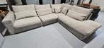 Ribstof Hoekbank XXL - Plofbank met uitwasbare kussens, Huis en Inrichting, Ophalen, Zo goed als nieuw, Stof, Modern