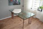 Glazen tafel, Ophalen, Zo goed als nieuw, Rechthoekig, 50 tot 100 cm