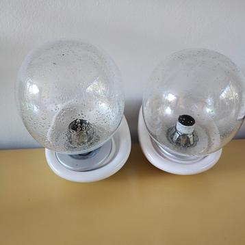 Sphinx Badkamerlampen Bubbelglas - Set van 2 beschikbaar voor biedingen