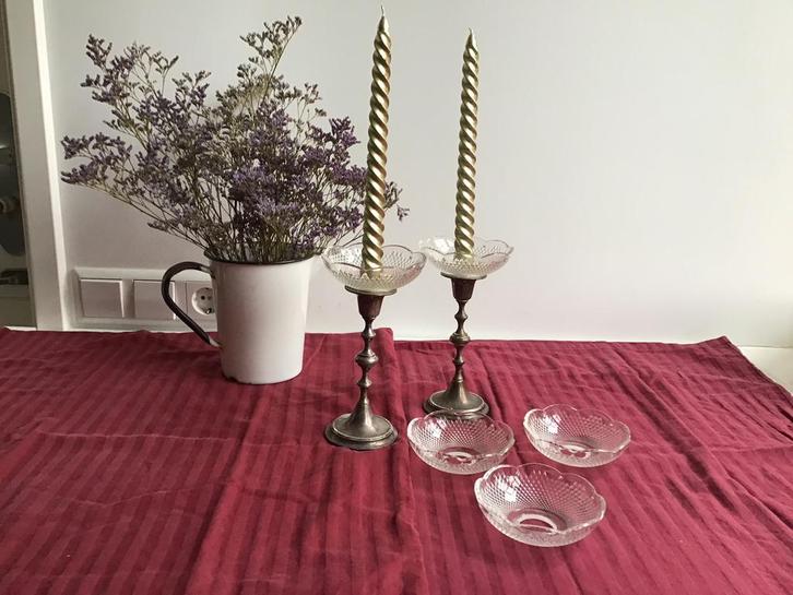 Maria Theresia schaaltjes Bobèche voor kroonluchter, Huis en Inrichting, Lampen | Kroonluchters, Gebruikt, Overige materialen