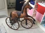Antiek houten paard met wielen, Antiek en Kunst, Ophalen of Verzenden