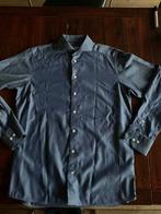 Eton overhemd maat M, Ophalen of Verzenden, Zo goed als nieuw, Blauw, Halswijdte 41/42 (L)