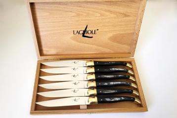 Klassieke Laguiole Zakmes FORGE DE LAGUIOLE steakmessen set beschikbaar voor biedingen
