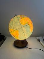 Grote oude globe op houten voet, Antiek en Kunst, Verzenden