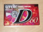 cassettebandje TDK D 60 (nieuw), Verzenden, Overige genres, 1 bandje, Origineel