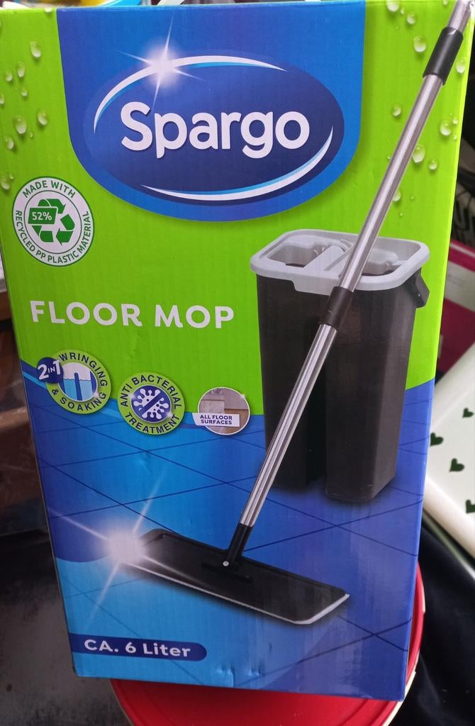SPARGO dweilsysteem compleet NIEUW, Huis en Inrichting, Ophalen of Verzenden