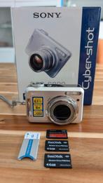 Sony S 800 inclusief drie Sony Pro Duo kaarten, Compact, 8 Megapixel, Ophalen of Verzenden, Zo goed als nieuw