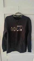 Zwarte DSQUARED trui met opdruk - Maat S, Ophalen of Verzenden, Gedragen, Maat 46 (S) of kleiner, DSQUARED
