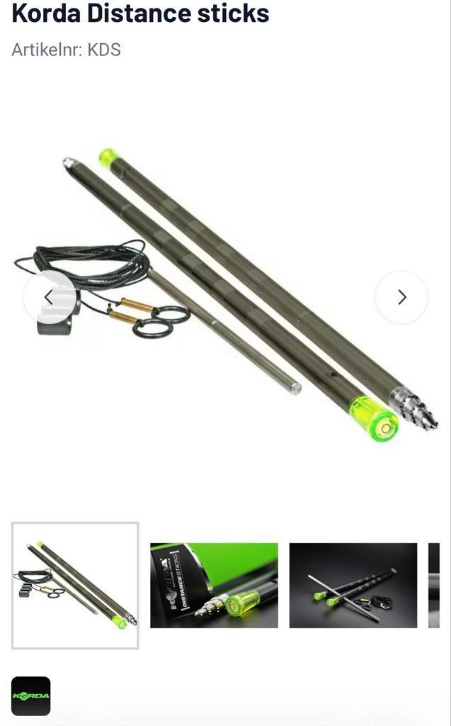 Korda Distance Sticks - Nieuwstaat!, Watersport en Boten, Hengelsport | Karpervissen, Nieuw, Overige typen, Ophalen of Verzenden