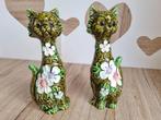 Prachtig Zeldzaam Vintage Groot Katten Poes Peper Zout Stel, Antiek en Kunst, Antiek | Keramiek en Aardewerk, Verzenden