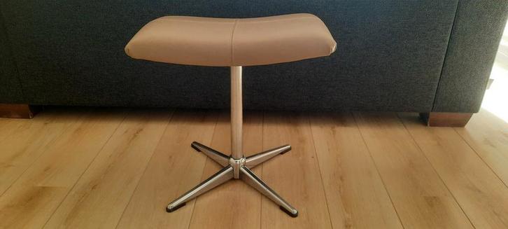 Mooie pianokruk chrome stervoet met skai leren bekleding, Huis en Inrichting, Krukjes, Hout, In hoogte verstelbaar, Ophalen