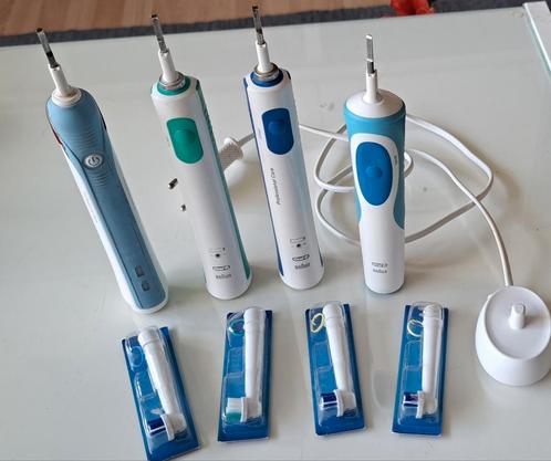 4 x electriche tandenborstel voor t hele gezin !, Sieraden, Tassen en Uiterlijk, Uiterlijk | Mondverzorging, Gebruikt, Tandenborstel