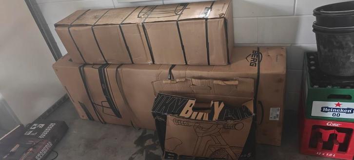 Berg Elite Regular 430 Grey Trampoline, Kinderen en Baby's, Speelgoed | Buiten | Trampolines, Nieuw, Ophalen