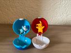 Pokemon clip ‘n go pokebol Pikachu en Piplup, Verzenden, Zo goed als nieuw