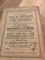 Antiek Schoolboek + Boekenlegger, Ophalen of Verzenden