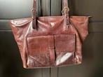 Purdey bruine leren handtas, Sieraden, Tassen en Uiterlijk, Ophalen of Verzenden, Zo goed als nieuw, Bruin, Handtas
