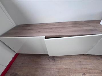 4x Ikea Bestå meubels wit eiken beschikbaar voor biedingen