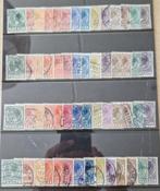 NVPH 149-162 gestempeld (4x). Wilhelmina Veth., Verzenden, T/m 1940, Gestempeld