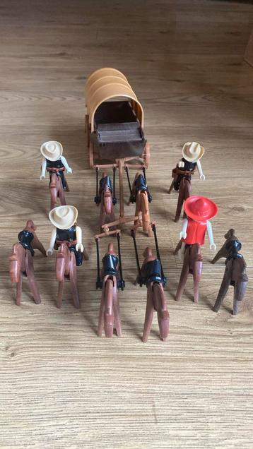 Playmobil 4-span huifkar + heel veel extra beschikbaar voor biedingen