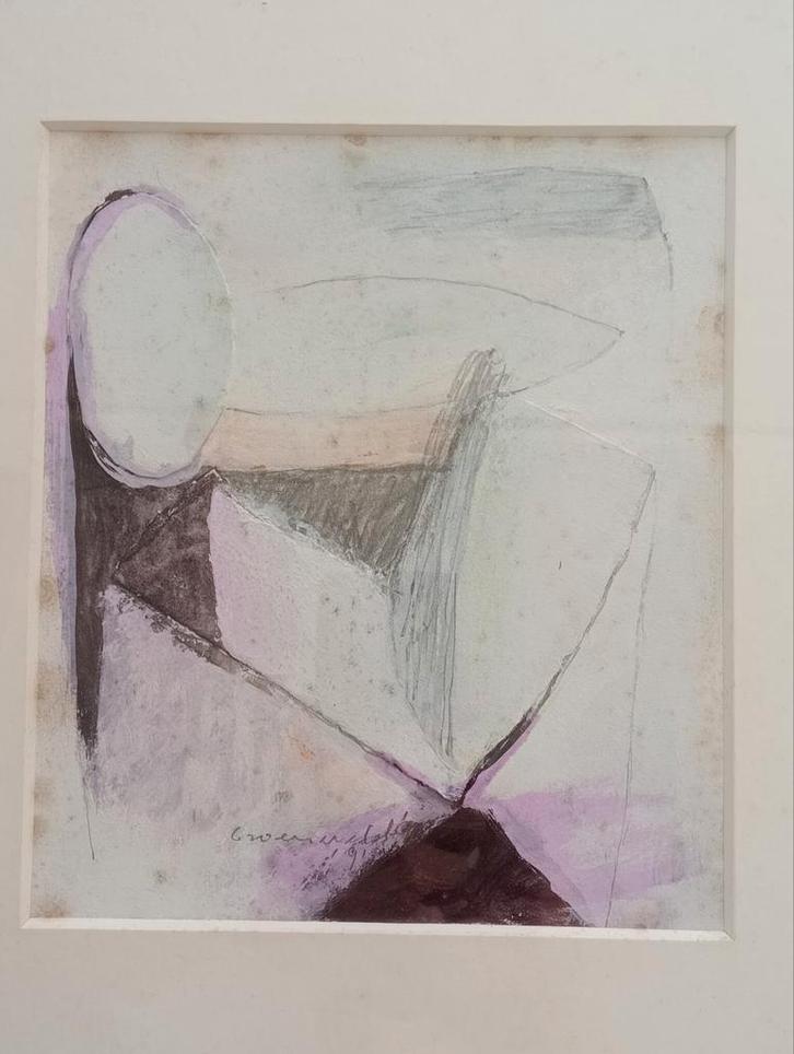 Doris Groeneveld - Gemengde Techniek - Gesigneerd, Antiek en Kunst, Kunst | Tekeningen en Foto's, Ophalen of Verzenden