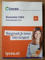 Examenbundel VWO ECONOMIE 2015 - Lyceo, Economie, Ophalen of Verzenden, VWO, Zo goed als nieuw