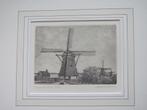 Zevenhuizen (ZH) - 2 etsen van Willem Veldhorst, Antiek en Kunst, Kunst | Etsen en Gravures, Ophalen of Verzenden