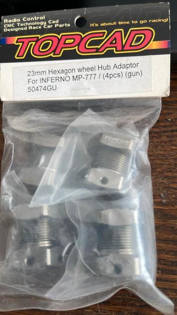 Topcad 23mm Hexagon wheel hub infererno mp777 beschikbaar voor biedingen
