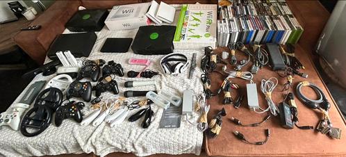 Mega partij spelcomputers/games en extra’s, Spelcomputers en Games, Spelcomputers | Overige Accessoires, Zo goed als nieuw, Ophalen