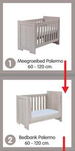 Interbaby Palermo ledikant / meegroeibed / peuterbed, Ophalen of Verzenden, Zo goed als nieuw, Jongetje of Meisje