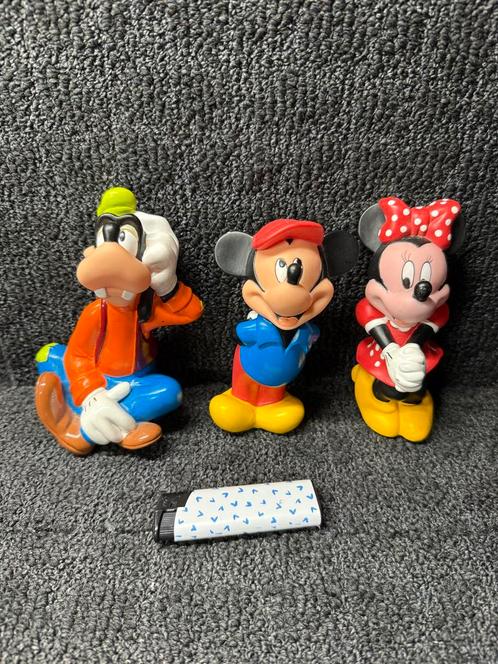 Vintage Disney Mickey Mouse Rubber Figuren Set, Antiek en Kunst, Antiek | Speelgoed, Ophalen of Verzenden