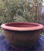 Lage schalen terracotta steen bonsai cactus bloempotten, Gebruikt, Rond, Minder dan 40 cm, Terracotta