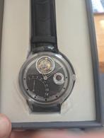 Tophill tourbillon automatisch horloge, Overige merken, Leer, Staal, Polshorloge