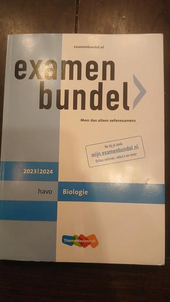 Examenbundel Biologie HAVO 2023-2024, Boeken, Schoolboeken, Zo goed als nieuw, Biologie, HAVO, Ophalen of Verzenden