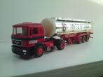 Herpa MAN F90 tanktrailer intertank, Hobby en Vrije tijd, Modelauto's | 1:87, Ophalen of Verzenden, Zo goed als nieuw, Bus of Vrachtwagen