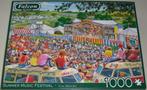 Puzzel *** SUMMER MUSIC FESTIVAL *** 1000 stukjes Falcon, Ophalen of Verzenden, 500 t/m 1500 stukjes, Zo goed als nieuw, Legpuzzel