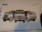 daf legervoertuigen tekening, Verzamelen, Foto's en Prenten, Ophalen of Verzenden, 1960 tot 1980, Zo goed als nieuw, Overige onderwerpen