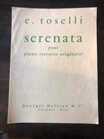 Bladmuziek Serenata van Toselli voor piano, Klassiek, Ophalen of Verzenden, Zo goed als nieuw, Artiest of Componist
