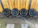 Stalen velgen met banden 185/60 R15, Band(en), 15 inch, Gebruikt, Personenwagen