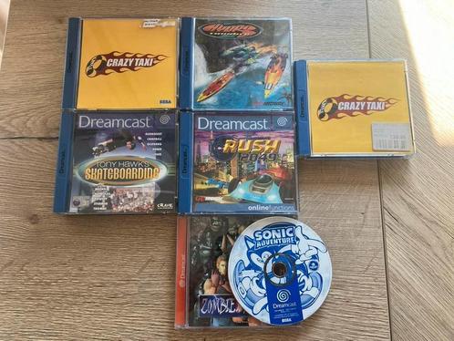 Sega Dreamcast spellen Crazy Taxi Sonic Rush 2049, Spelcomputers en Games, Games | Sega, Zo goed als nieuw, Saturn of Dreamcast