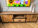 Te koop: Mooie Tv kast van mangohout, Huis en Inrichting, Ophalen of Verzenden, Zo goed als nieuw, 25 tot 50 cm, Minder dan 100 cm