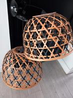 2 stuks nieuwe Ibiza lampen, Huis en Inrichting, 25 tot 50 cm, Rond, Ophalen of Verzenden, Bruin