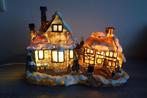 Leuke z.g.a.n. kersthuisjes met verlichting voor kerstdorp!, Diversen, Kerst, Ophalen, Zo goed als nieuw
