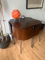 Ikea Fusion Compacte Eettafel + Stoelen, Huis en Inrichting, Ophalen, 50 tot 100 cm, Vierkant, Vintage compact