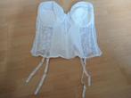 NIEUWSTAAT! Carnival; Mooi strapless korset; maat 42DD, Carnival, Verzenden, Wit, Body of Korset