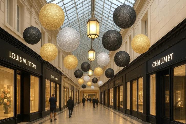 Opblaasbare Glitter Ballen - Brandvertragend - Reuzen Ballon, Hobby en Vrije tijd, Feestartikelen, Nieuw, Versiering, Kerst of Sinterklaas