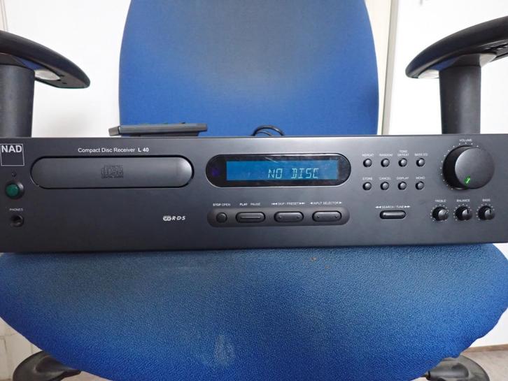 NAD reciever L 40, Audio, Tv en Foto, Versterkers en Receivers, Gebruikt, Stereo, Minder dan 60 watt, Overige merken, Ophalen of Verzenden