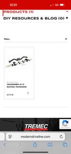 Baksteun mustang 65-70 tremec tkx of t56 nieuw, Auto-onderdelen, Transmissie en Toebehoren, Ford, Nieuw, Ophalen of Verzenden